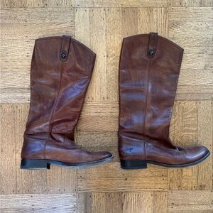 FRYE AND CO. Tall Brown Leather Boots